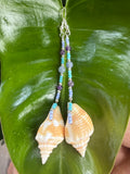 Juvenile Florida Fighting Conch straight dangle earrings