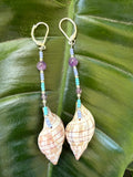 Small Banded Tulip earrings
