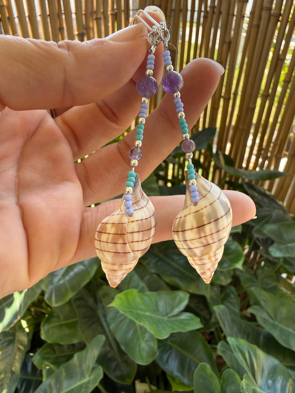 Small Banded Tulip earrings